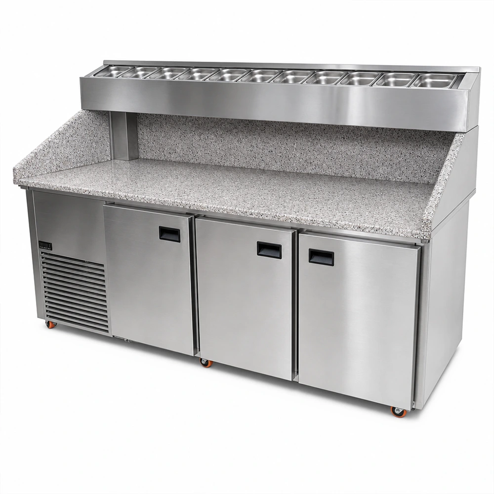 Rashladni pizza stolovi — Inox Plus